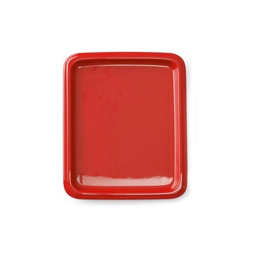 Zdjęcie do Taca porcelanowa GN 1/2, czerwona 325x265 mm 1