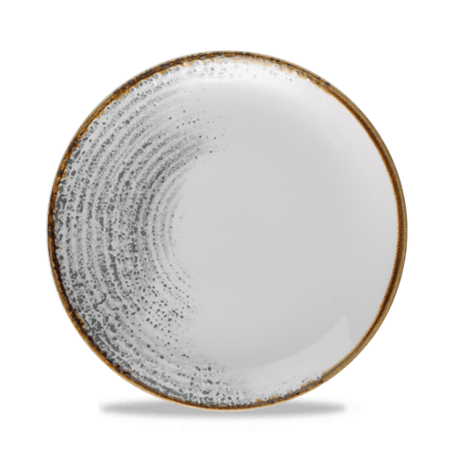 Photo for Homespun Accents Jasper Grey coupe plate, 217mm 1