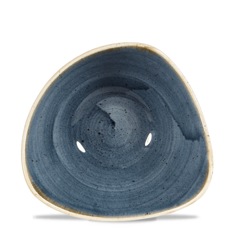 Photo for Stonecast Blueberry triangular bowl, 185mm 1