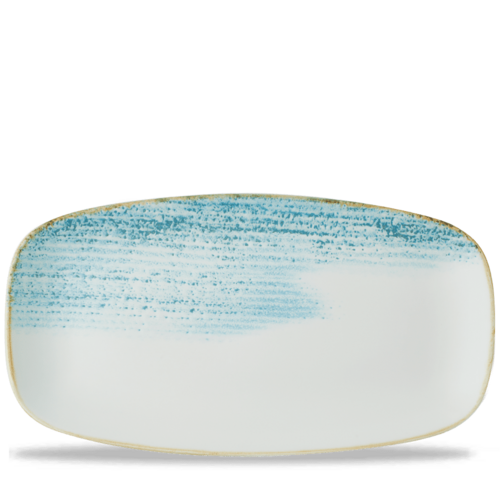 Photo for Homespun Accents Aquamarine rectangular plate, 298x153mm 1