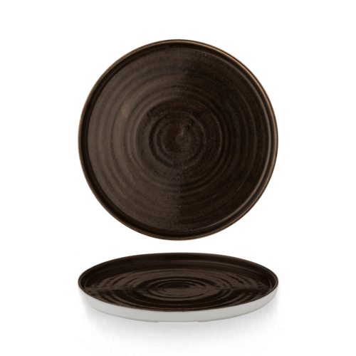 Photo for Stonecast Patina Iron Black walled plate, 210mm 1