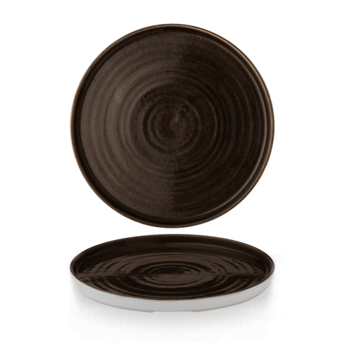Photo for Stonecast Patina Iron Black walled plate, 210mm 1