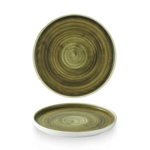 Zdjęcie do Talerz z wysokim rantem Plume Green, 210mm 1