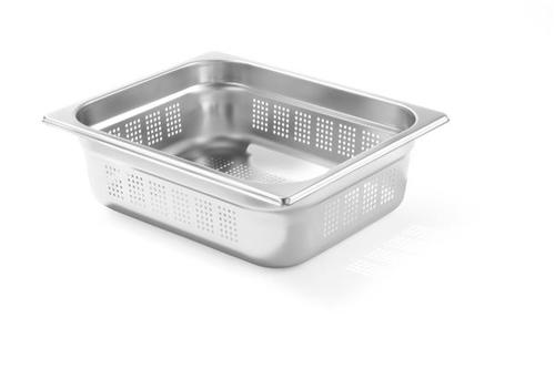 Zdjęcie do Perforowany pojemnik ze stali nierdzewnej GN 1/2, (h)65 mm 1