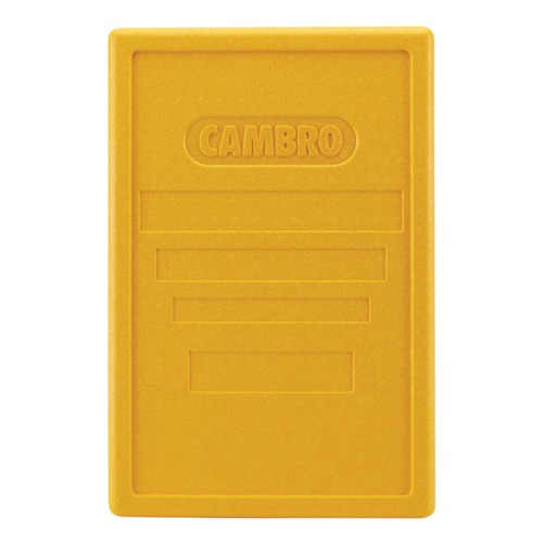 Zdjęcie do Pokrywa do pojemników termoizolacyjnych CAM GOBOX żółta o wym. 600x400x34 mm, Cambro 1