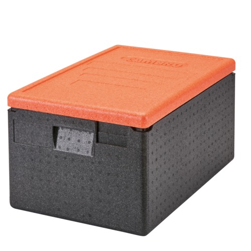 Pokrywa do pojemników termoizolacyjnych CAM GOBOX pomarańczowa o wym. 600x400x34 mm, Cambro