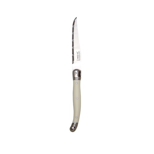 Zdjęcie do Nóż do steków z białą rękojeścią ząbkowany Blade 230 mm 1