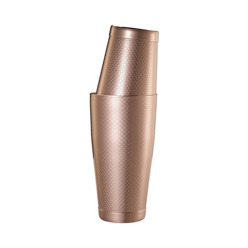 Photo for Diamond Lattice shaker/tin set, copper, Barfly, 830/530ml 1