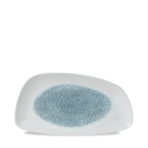 Zdjęcie do Talerz Geo szefa kuchni Topaz Blue Raku, 300x160mm 1