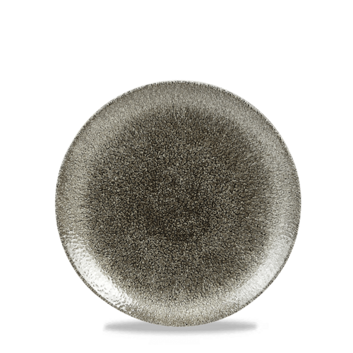 Zdjęcie do Talerz płytki coupe Quartz Black Raku, 170mm 1