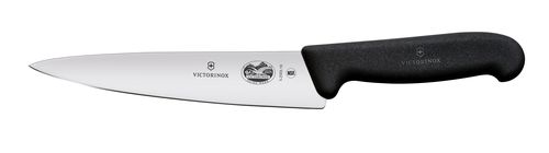Victorinox Fibrox Nóż kuchenny, szerokie ostrze, 19 cm, czarny