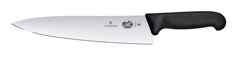 Zdjęcie do Victorinox Fibrox Nóż kuchenny, szerokie ostrze, 25 cm, czarny 1