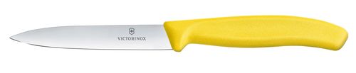 Victorinox Swiss Classic Nóż do jarzyn, gładki, 10 cm, żółty