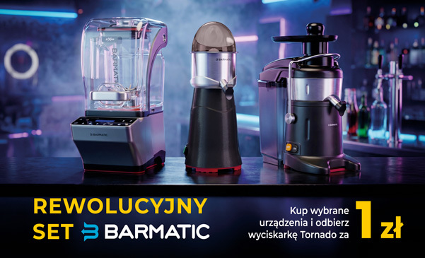 Rewolucja w Twoim barze – odbierz wyciskarkę Barmatic za 1 zł!