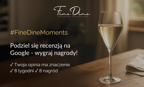 #FineDineMoments – podziel się opinią i wygraj designerską zastawę stołową!