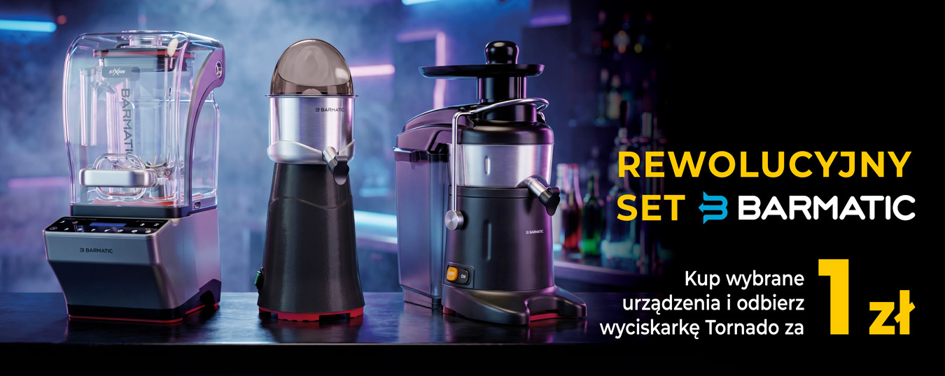 Rewolucja w Twoim barze – odbierz wyciskarkę Barmatic za 1 zł!