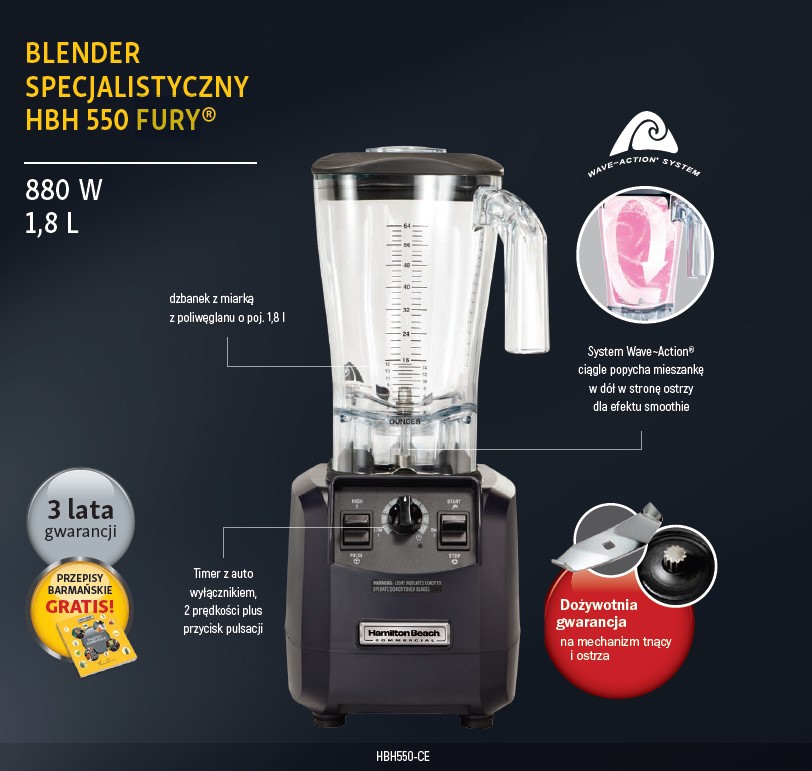 HBH550_Fury_blender_dla_gastronomii_drinki